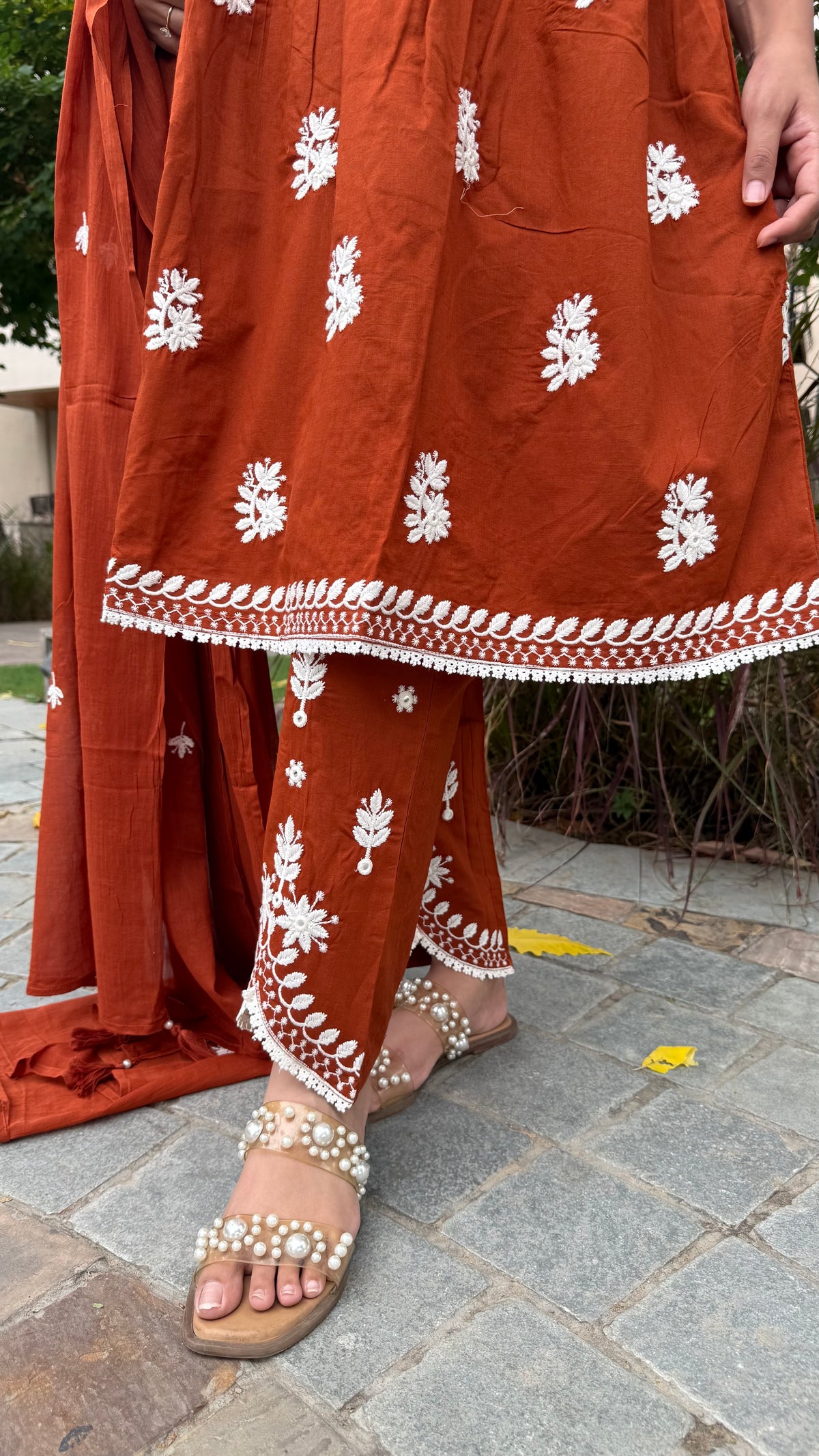 Riya Rust Thread Embroidery Set