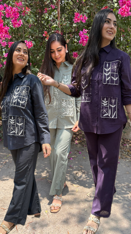 Neha Embroidered Coord Set