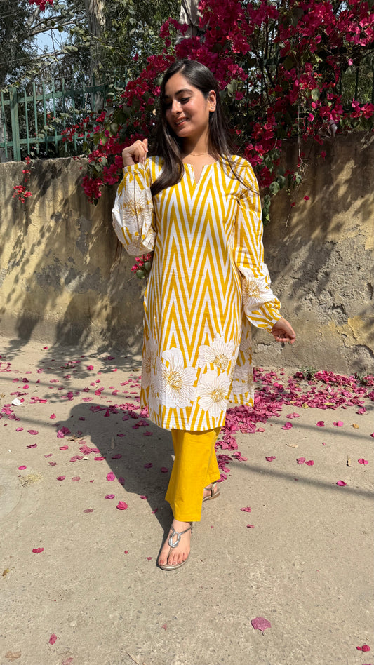 Garima Yellow Coord Set