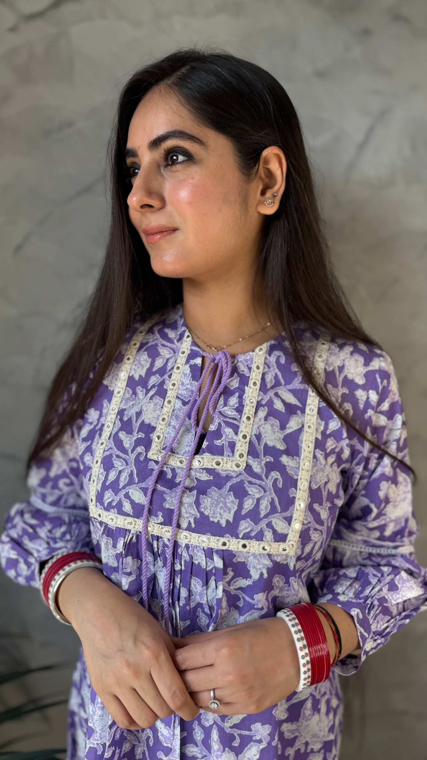 Ruchi Purple Printed Top