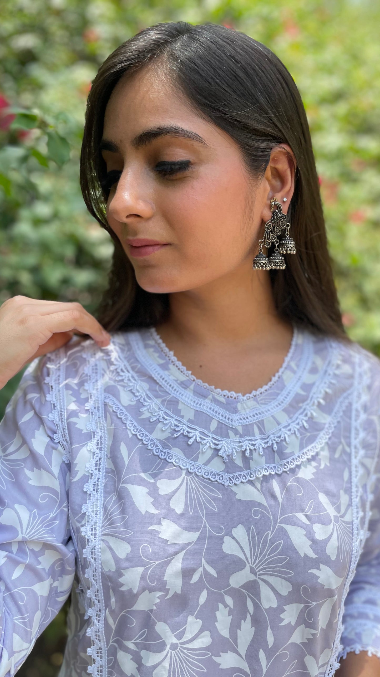 Anushka Lilac Kurta Pant Set