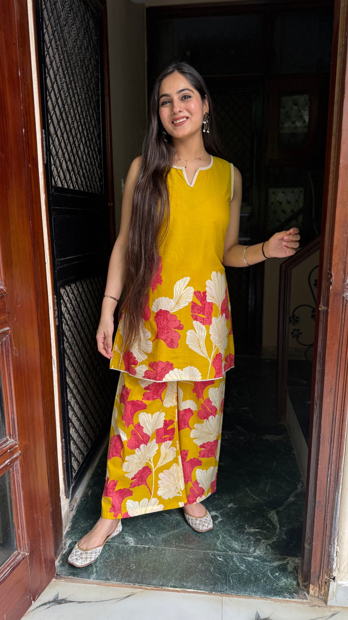 Saloni Yellow Coord Set