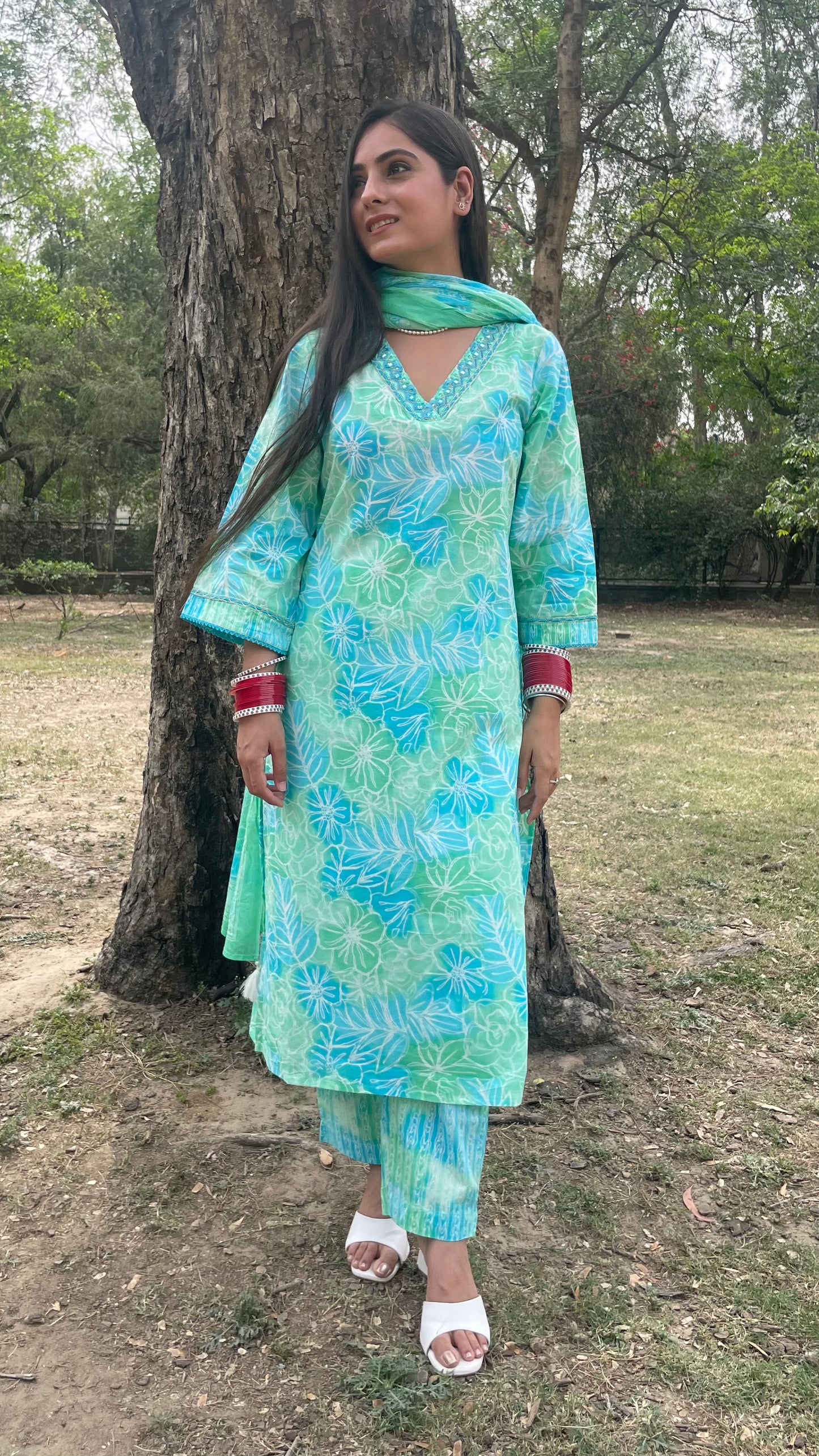 Ruchika Cyan Suit