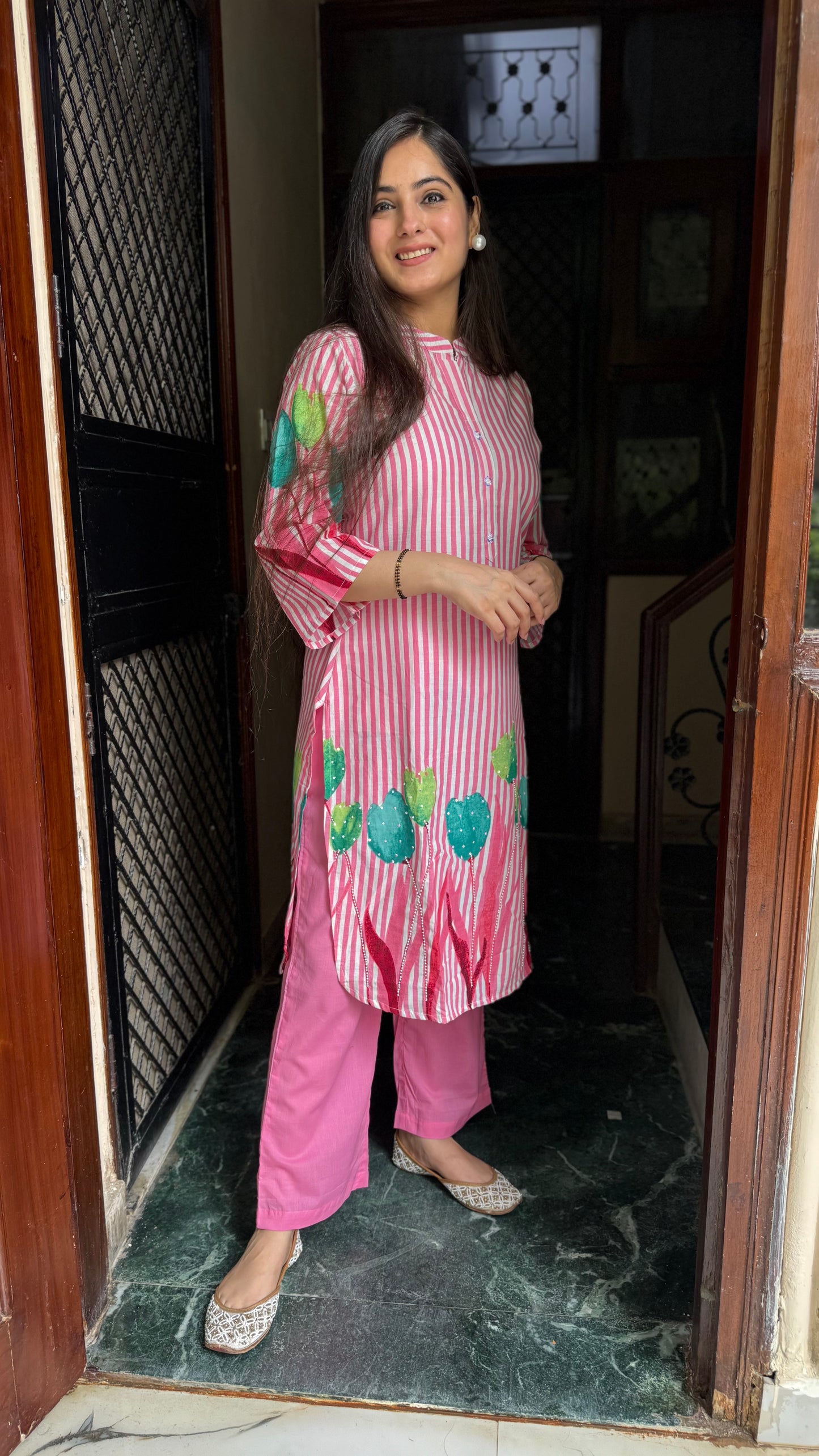Mahira Pink Coord Set