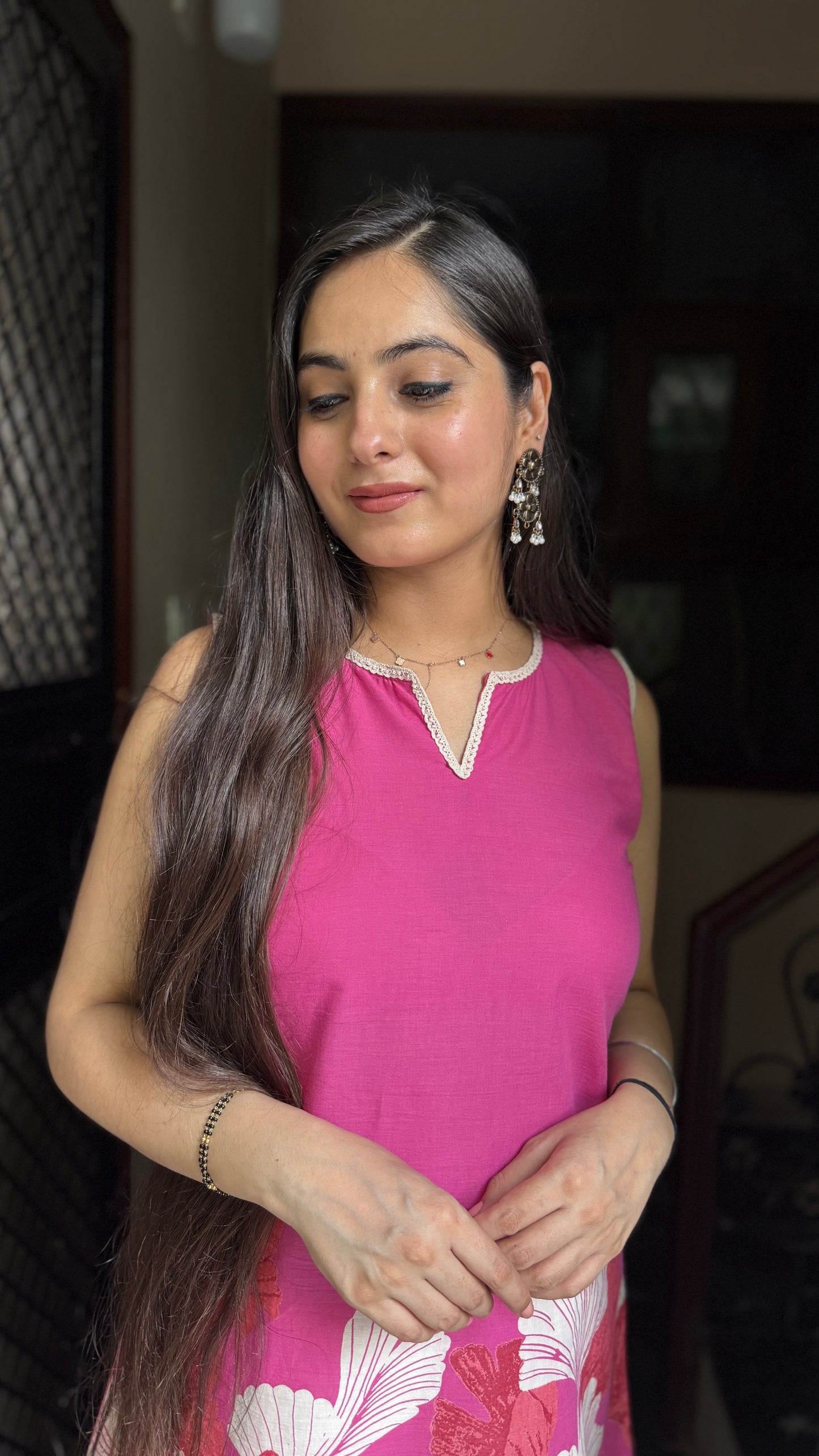 Saloni Pink Coord Set