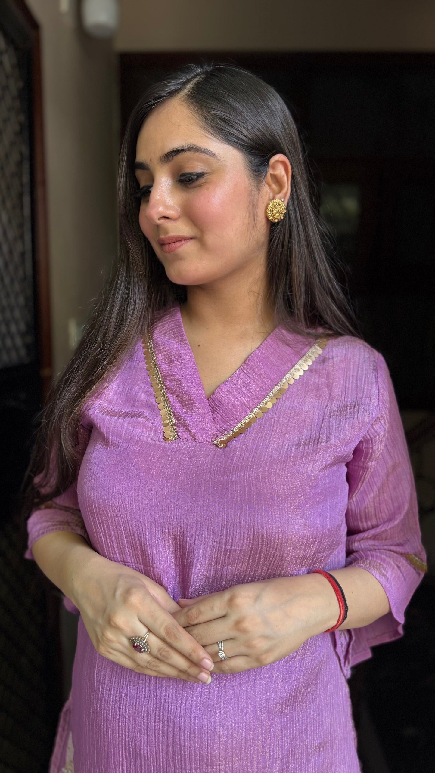 Surbhi Lilac Coord Set