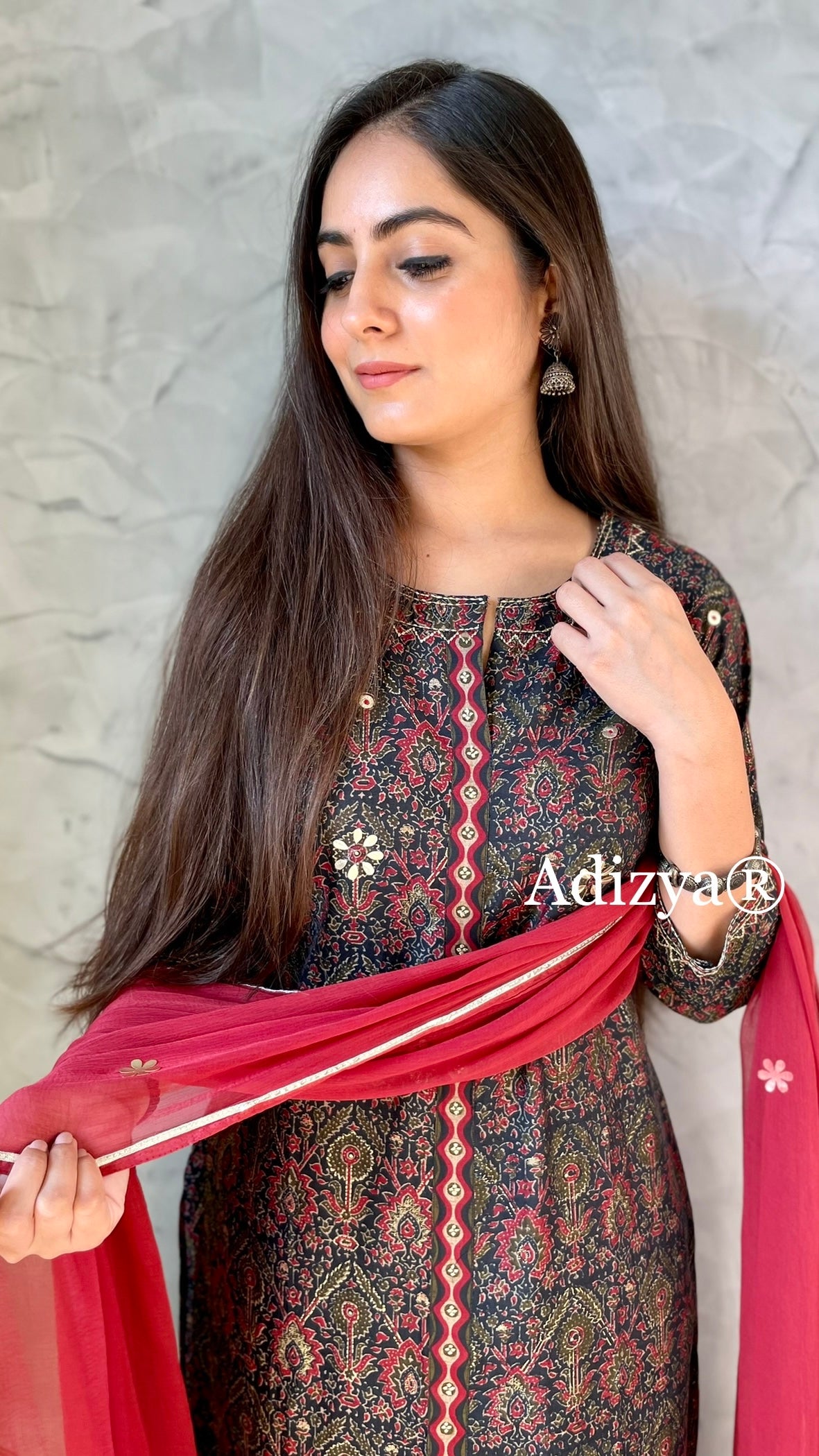 Archana Dark Blue Modal Suit