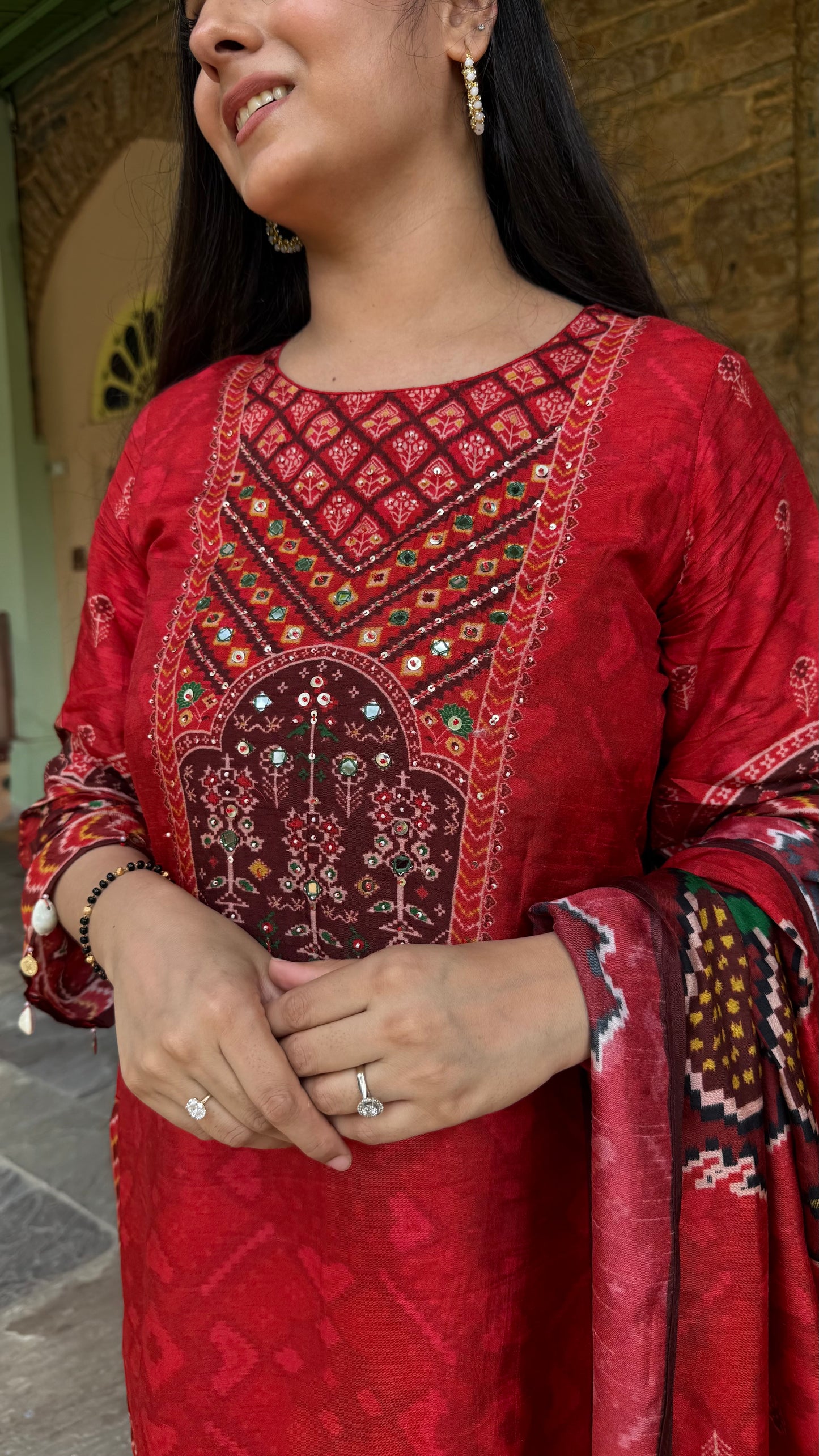 Saanjh Muslin Suit Set