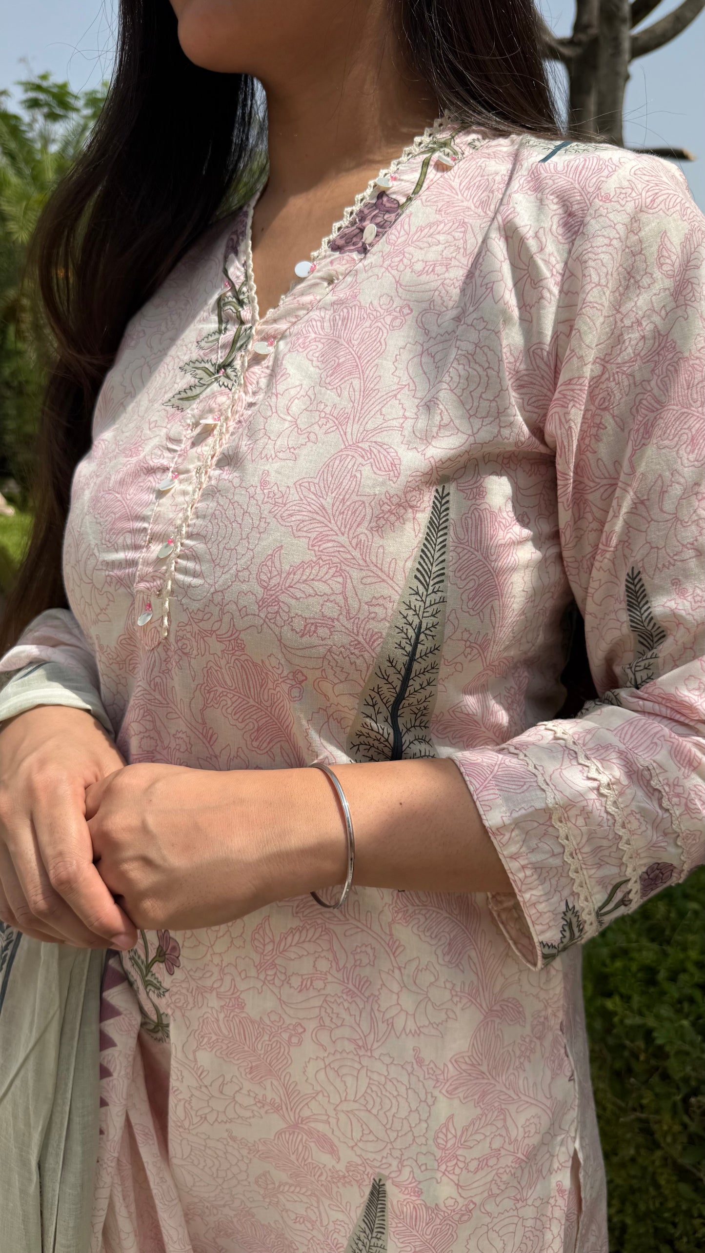 Gulnaaz Pastel Pink Suit