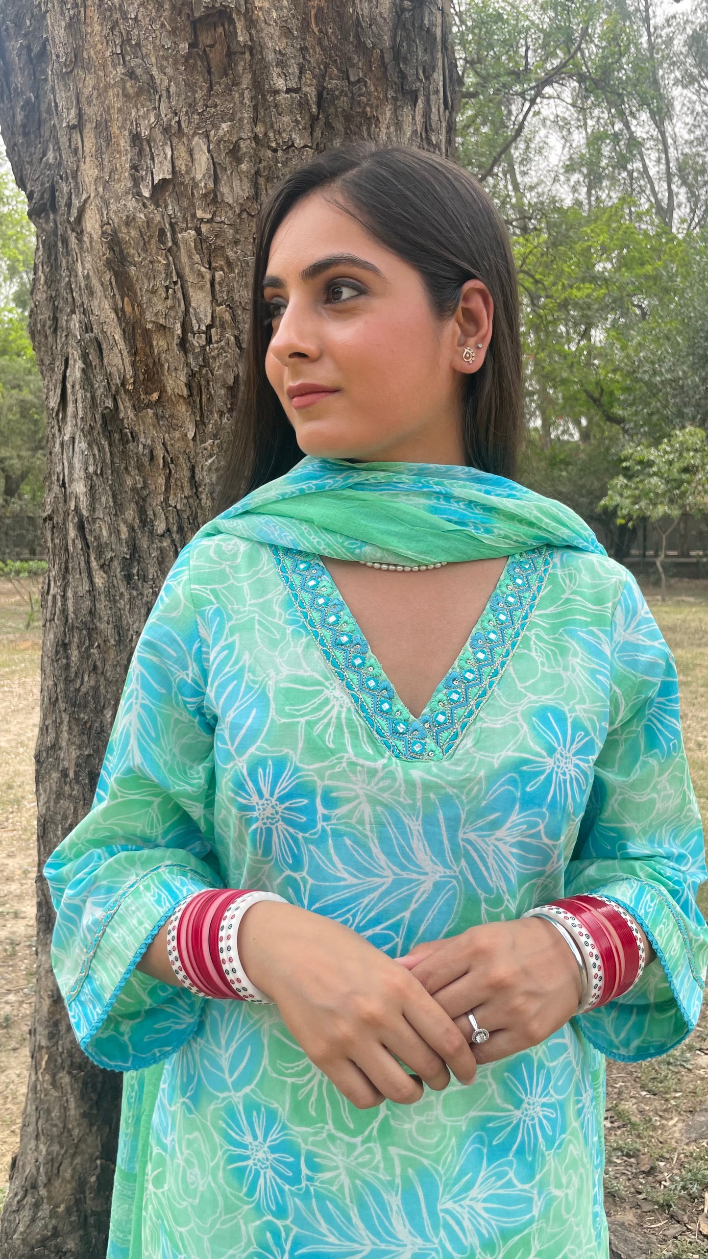 Ruchika Cyan Suit