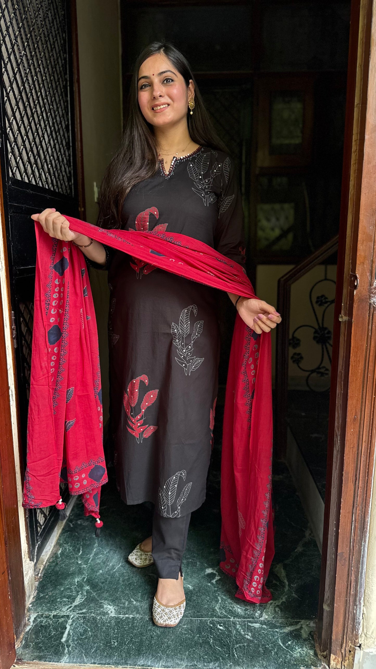 Misha Black & Red Suit