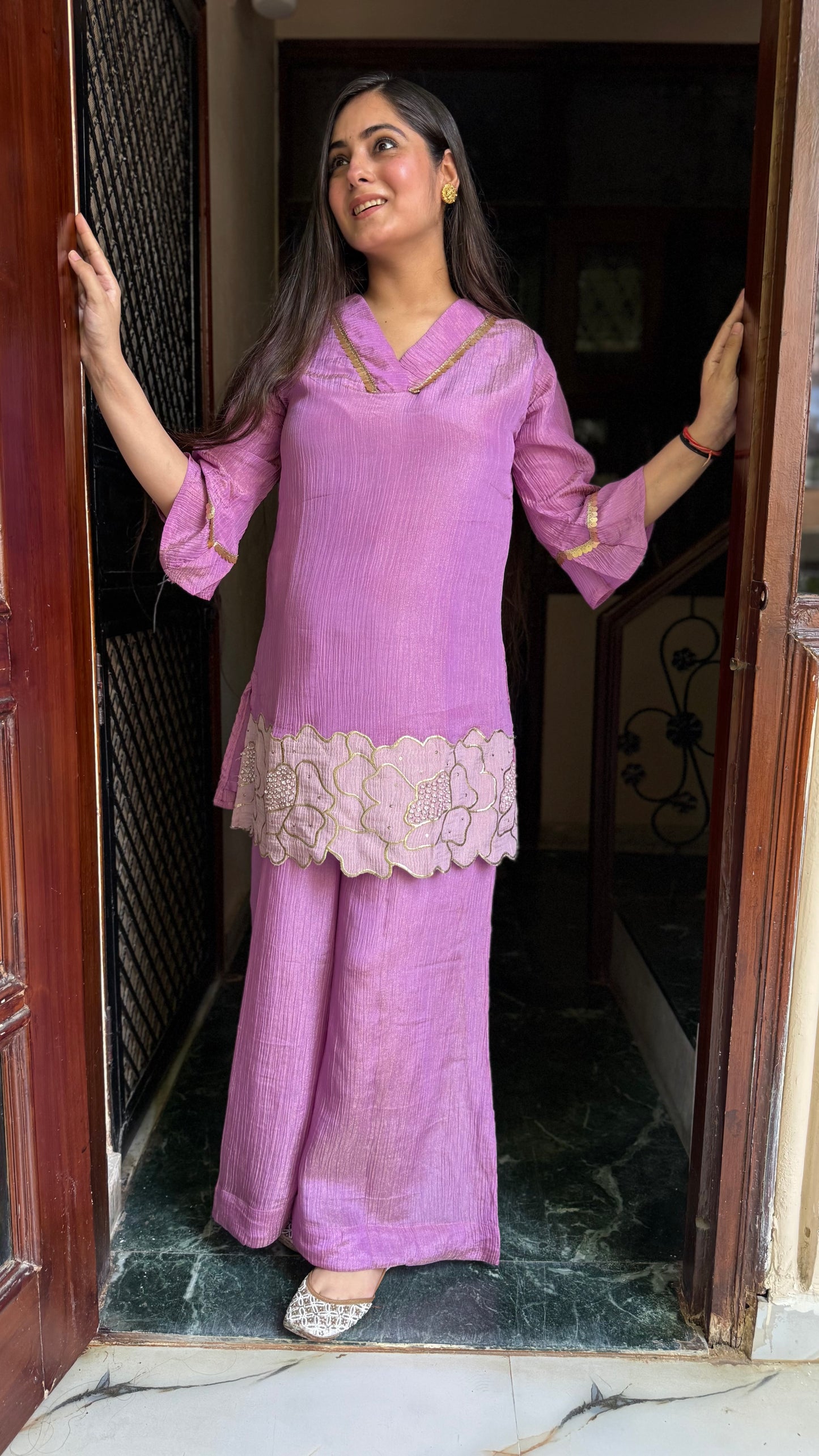 Surbhi Lilac Coord Set
