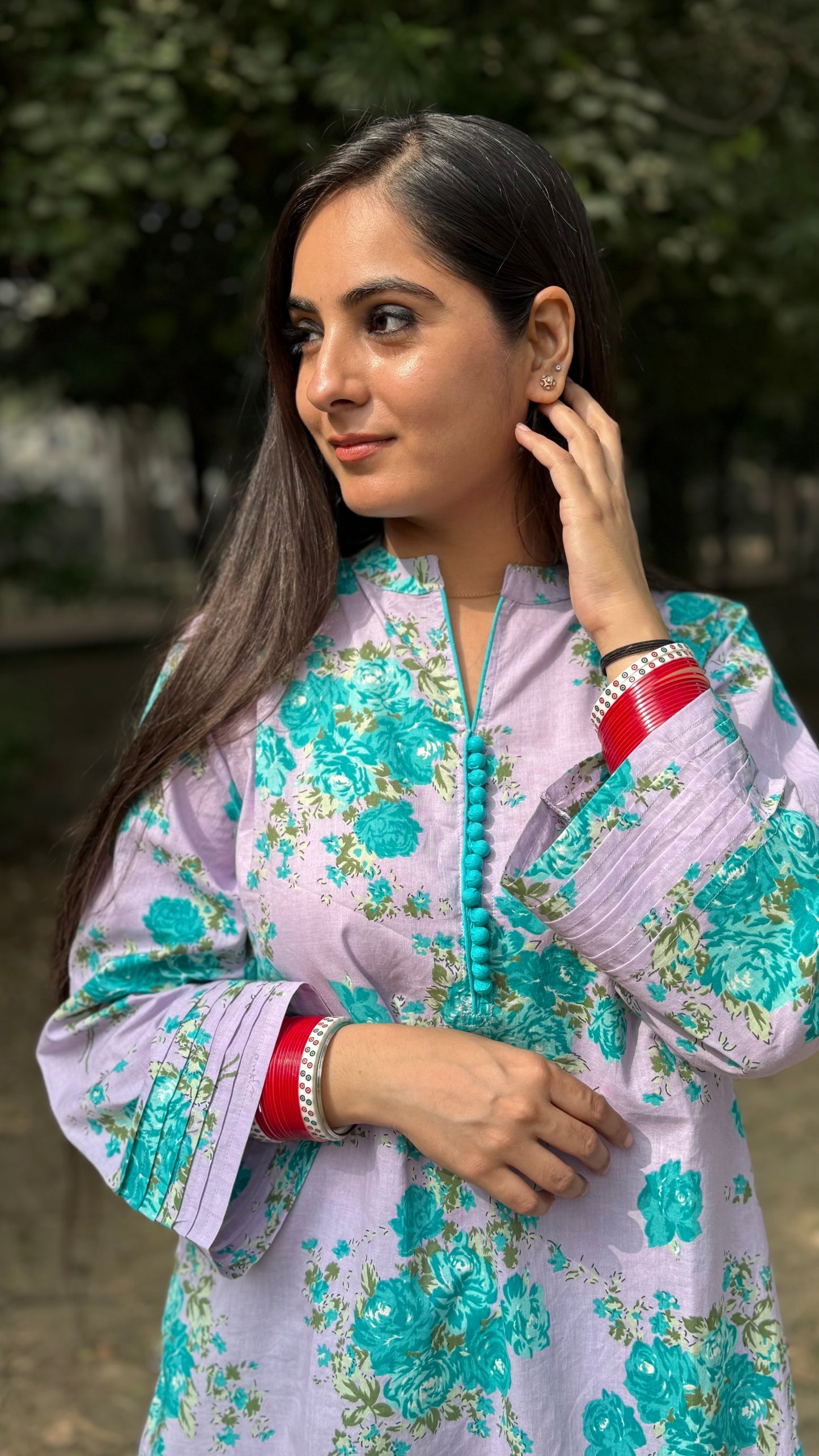 Fatima Lilac Coord Set