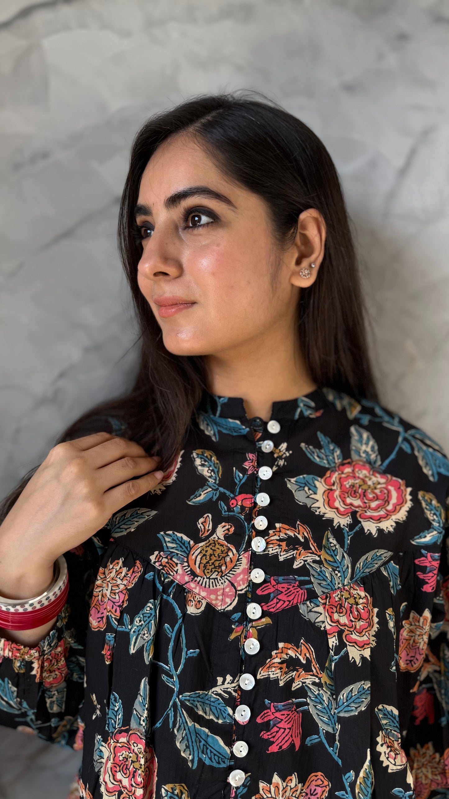 Ruchi Black Printed Top