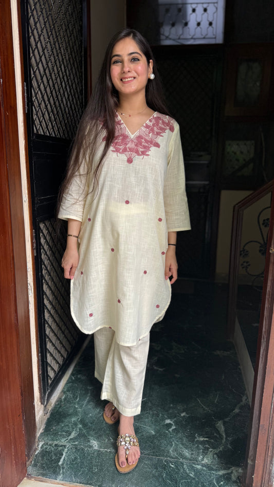 Aradhya Off White Coord Set