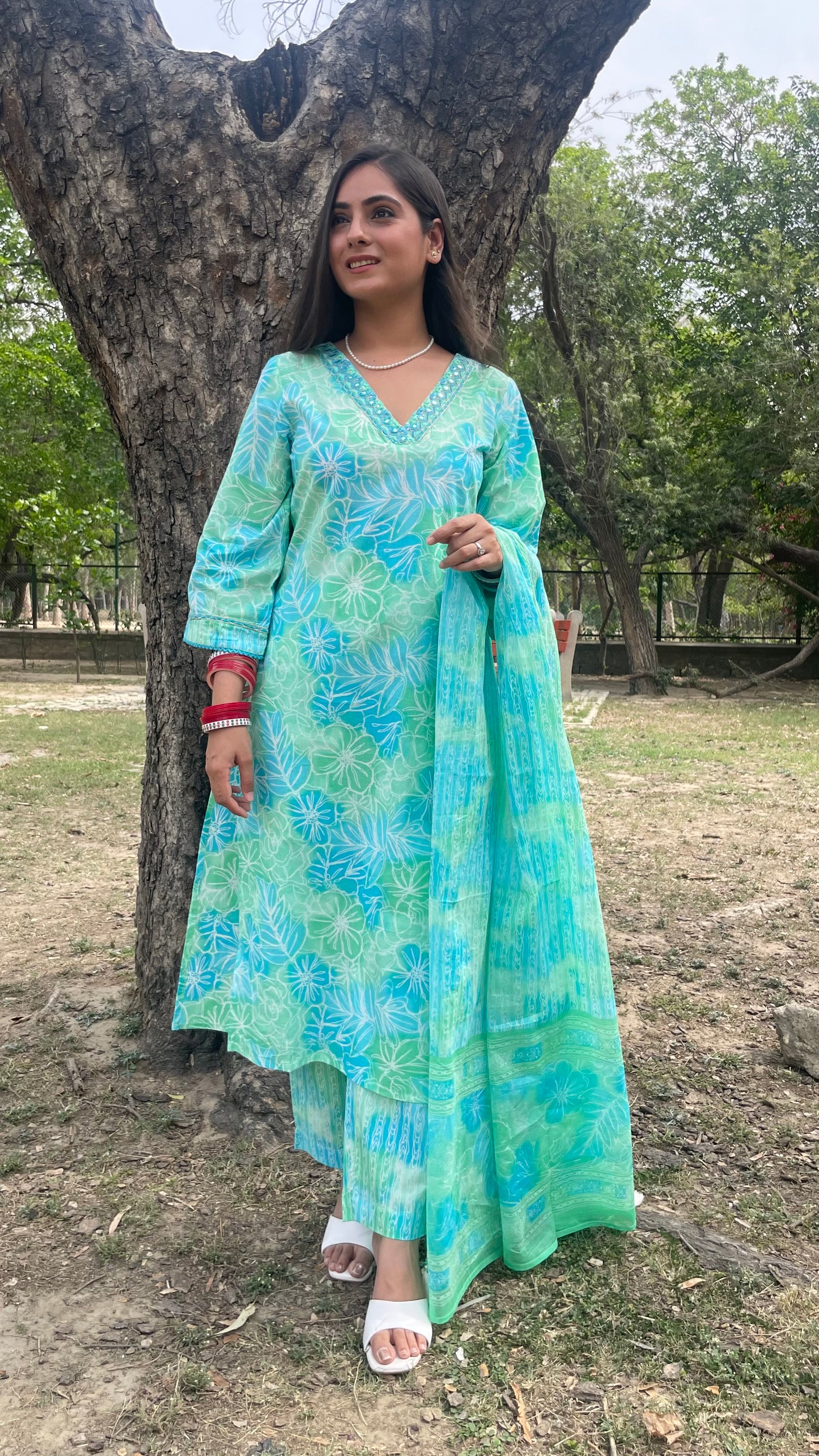 Ruchika Cyan Suit