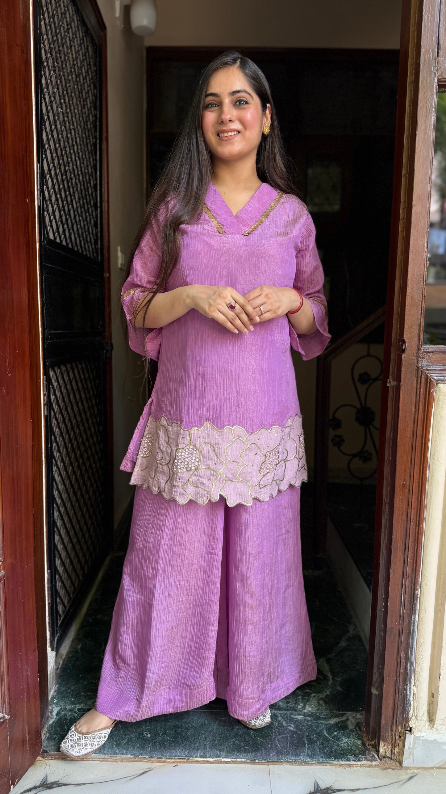 Surbhi Lilac Coord Set