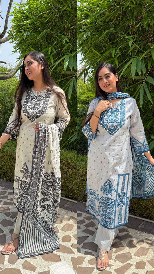 Shifa Black & Blue Shell Suit