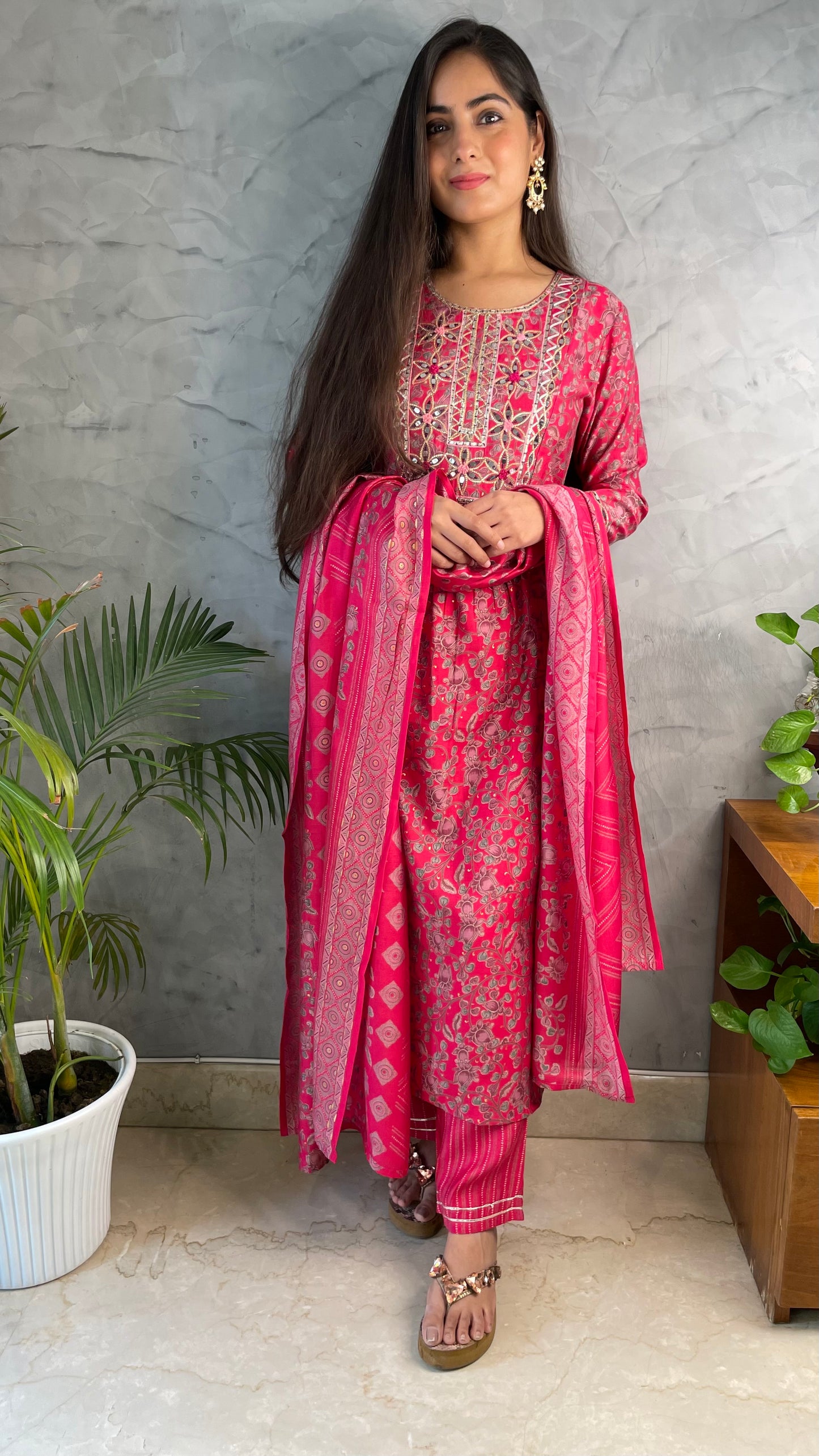 Manika Pink Nyra Suit