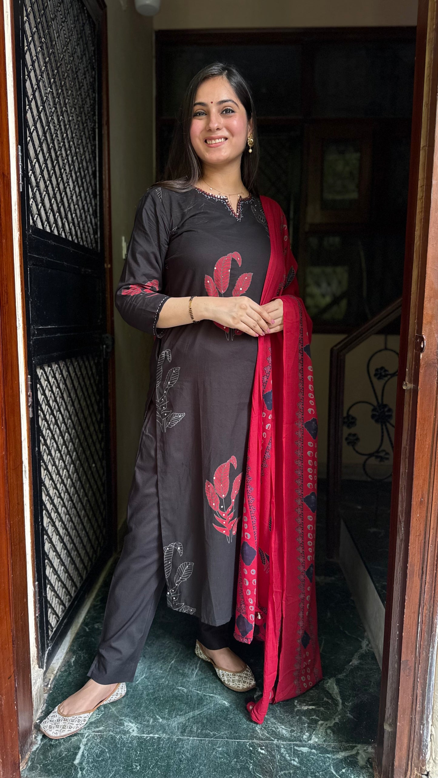 Misha Black & Red Suit