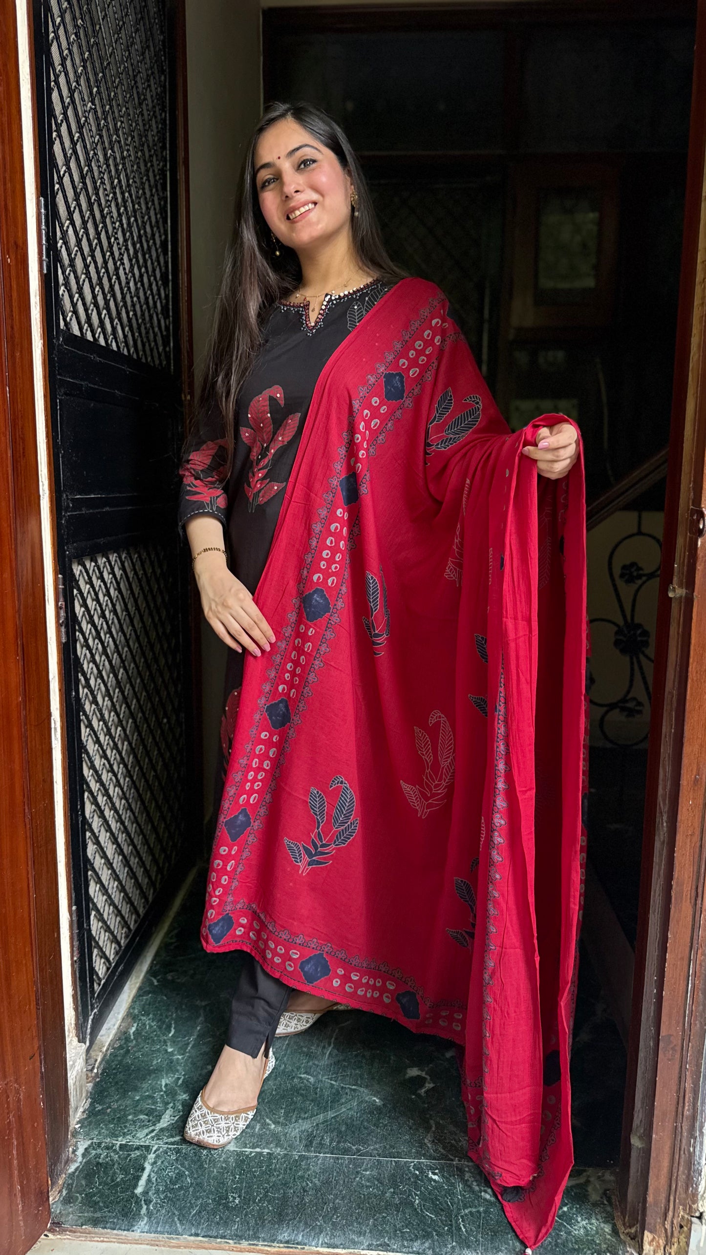Misha Black & Red Suit