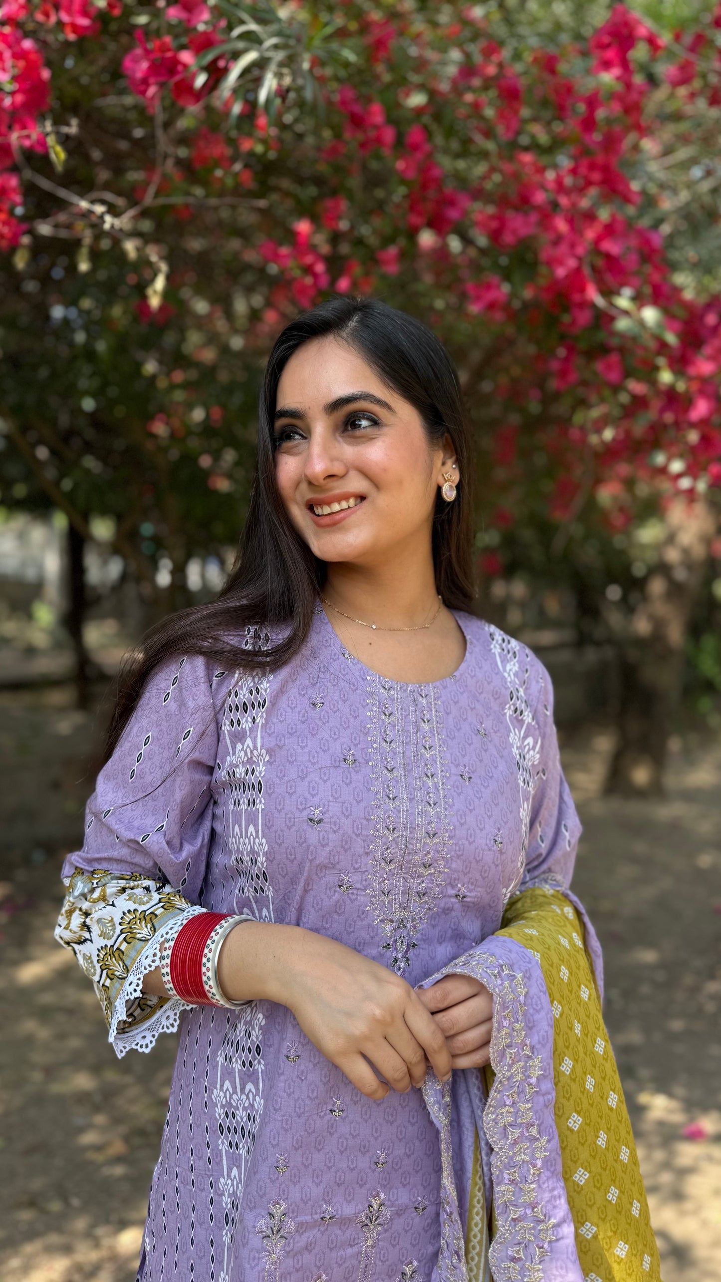 Lilac Pakistani Suit