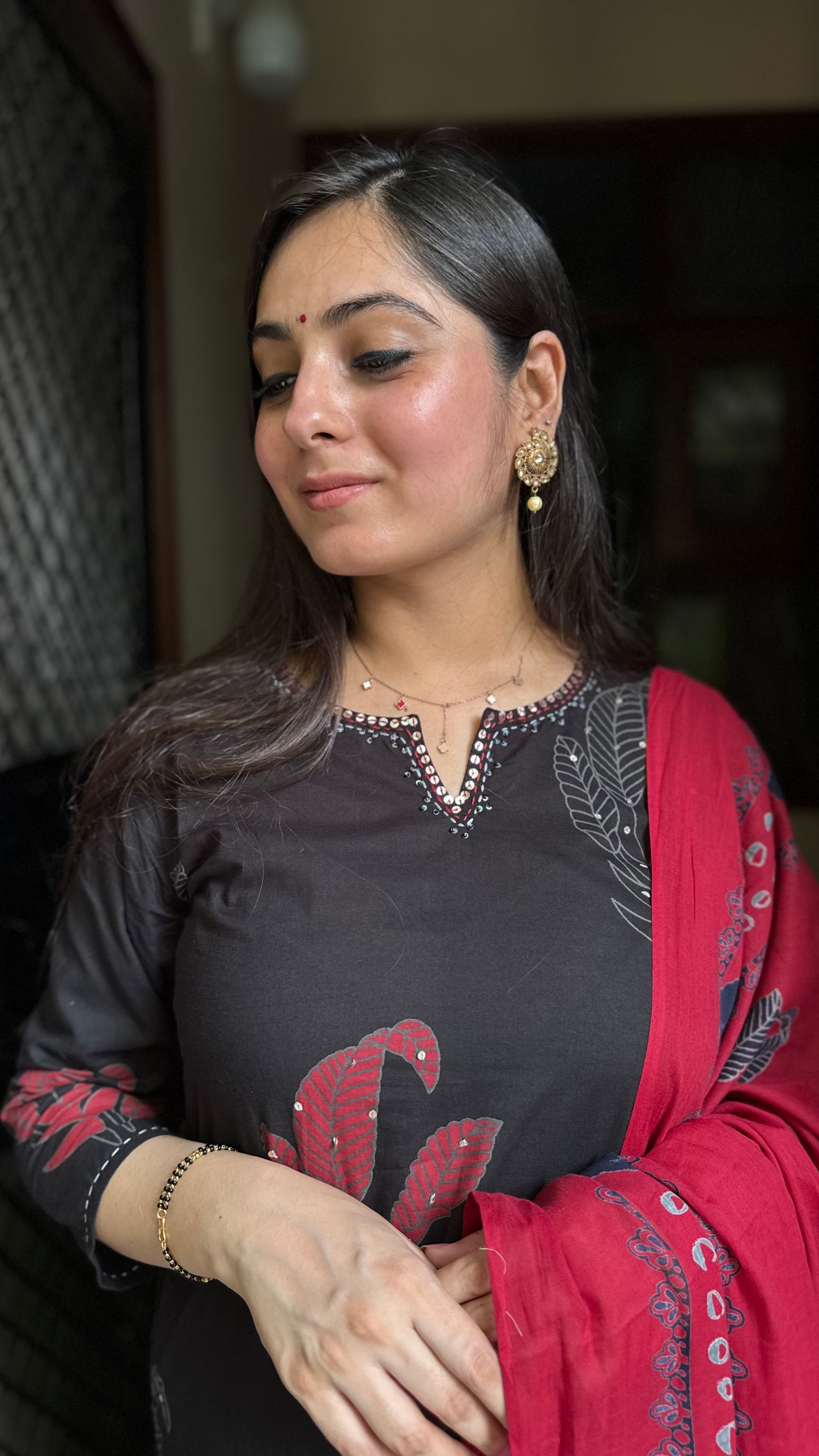 Misha Black & Red Suit