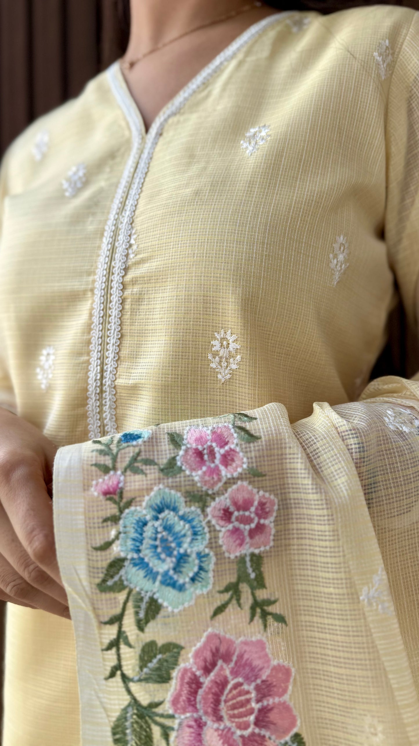 Lakshita Yellow Embroidered Suit