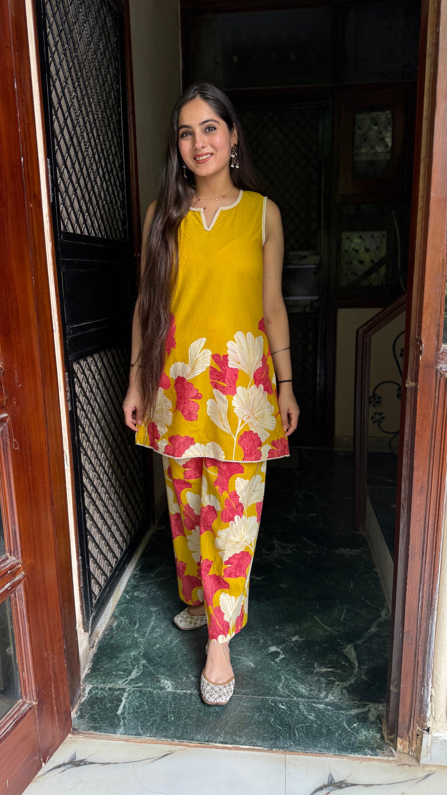 Saloni Yellow Coord Set