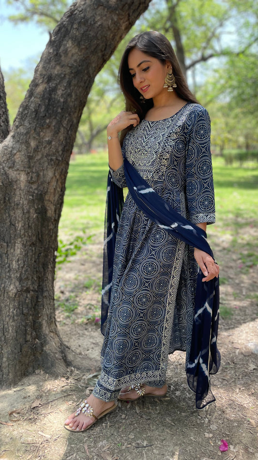 Rubina Blue Nyra Suit