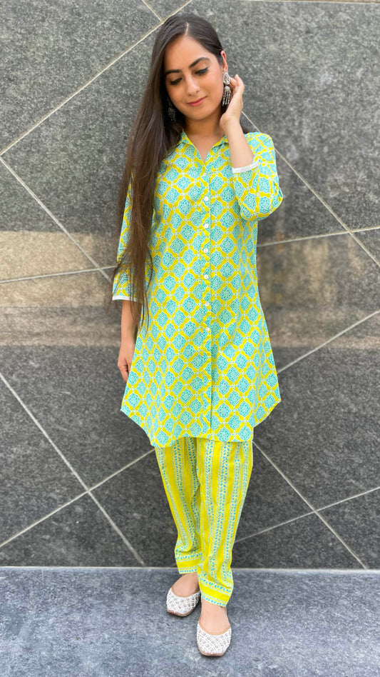 Bright Green Coord Set