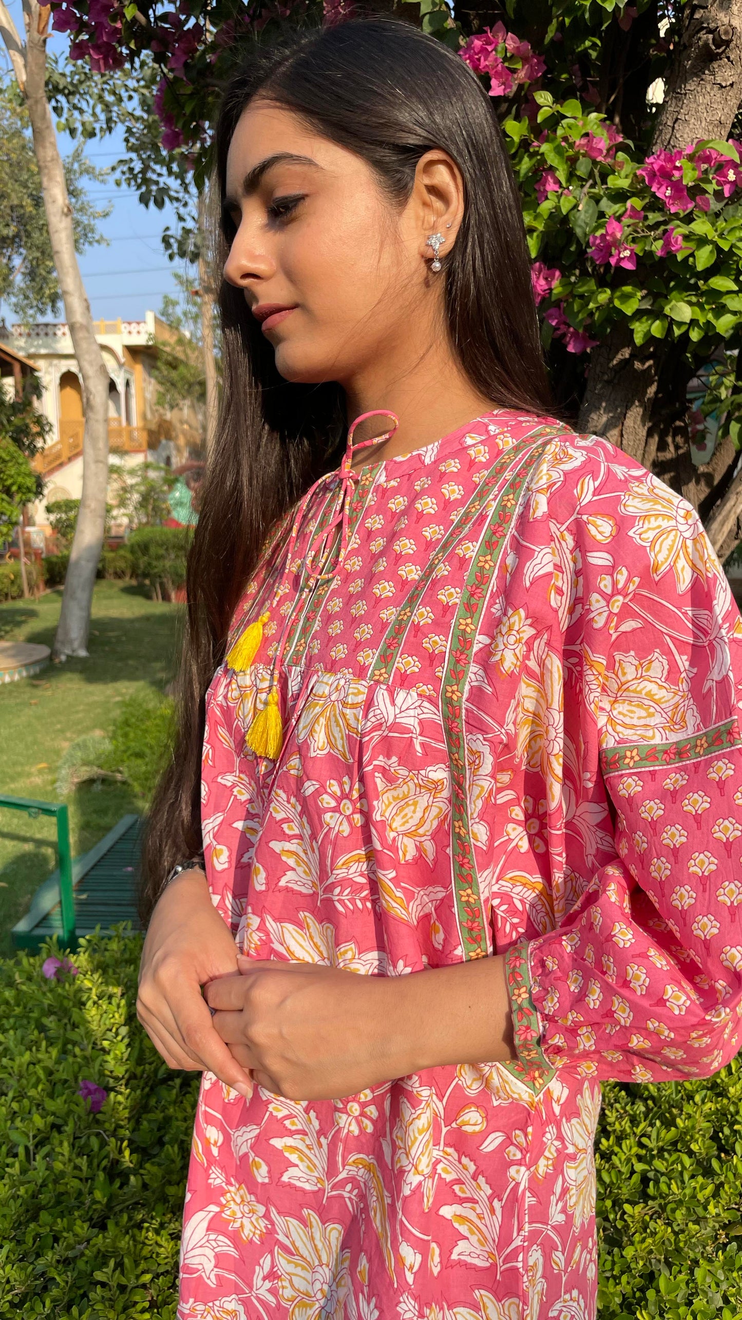Pink Balloon Fit Top