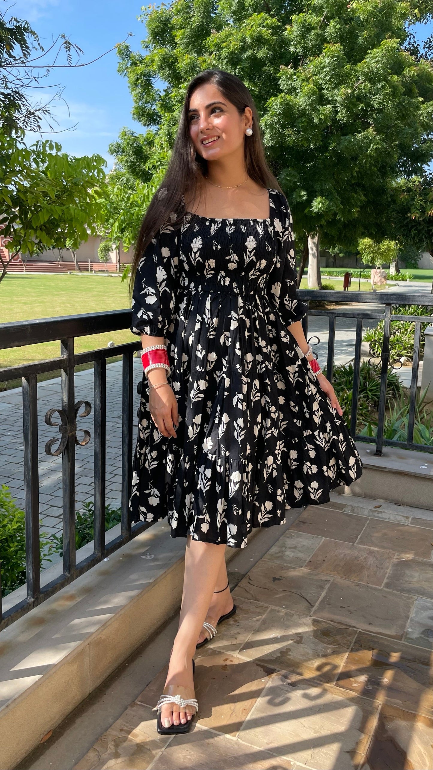 Nyra Black Dress