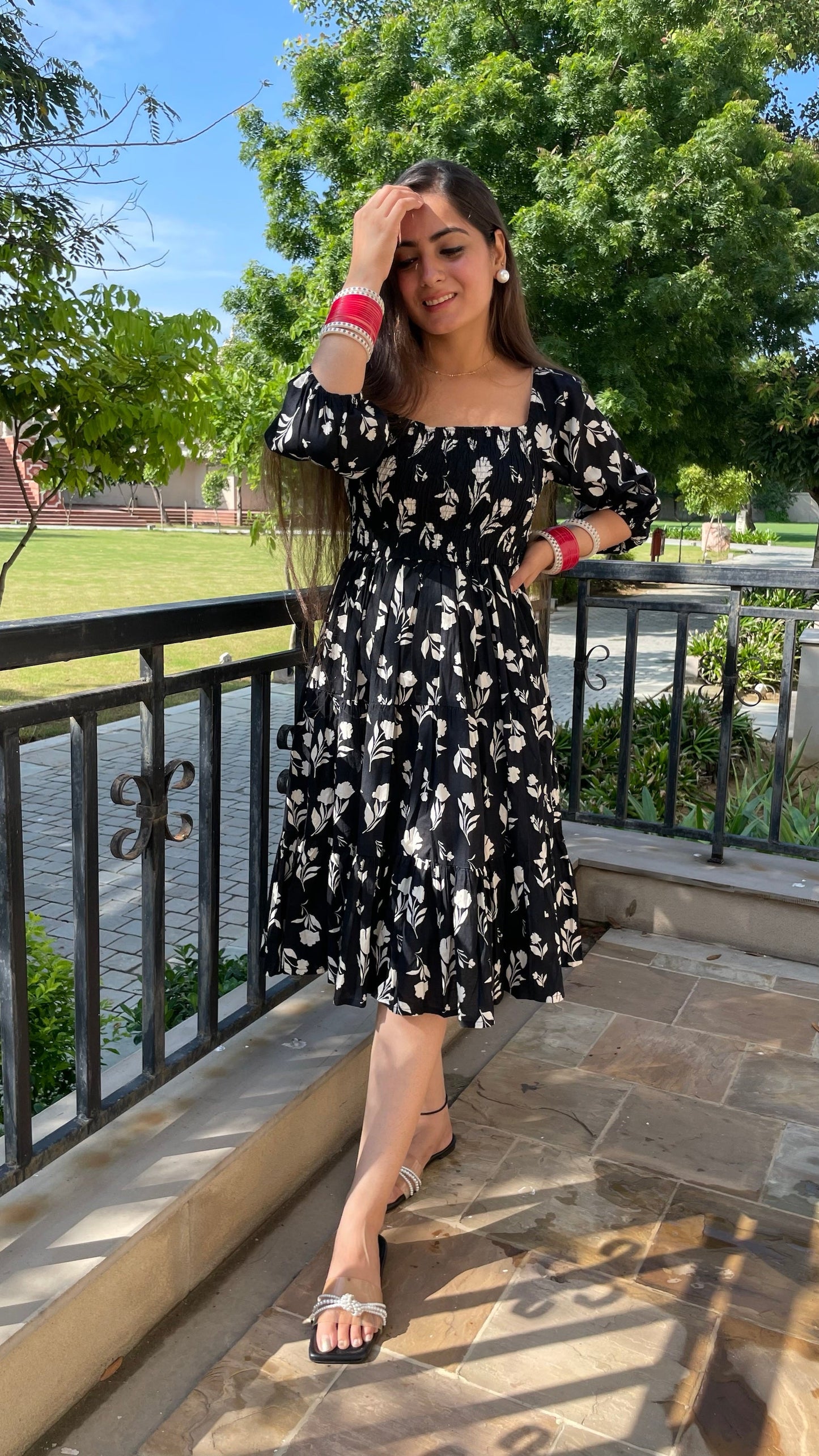 Nyra Black Dress