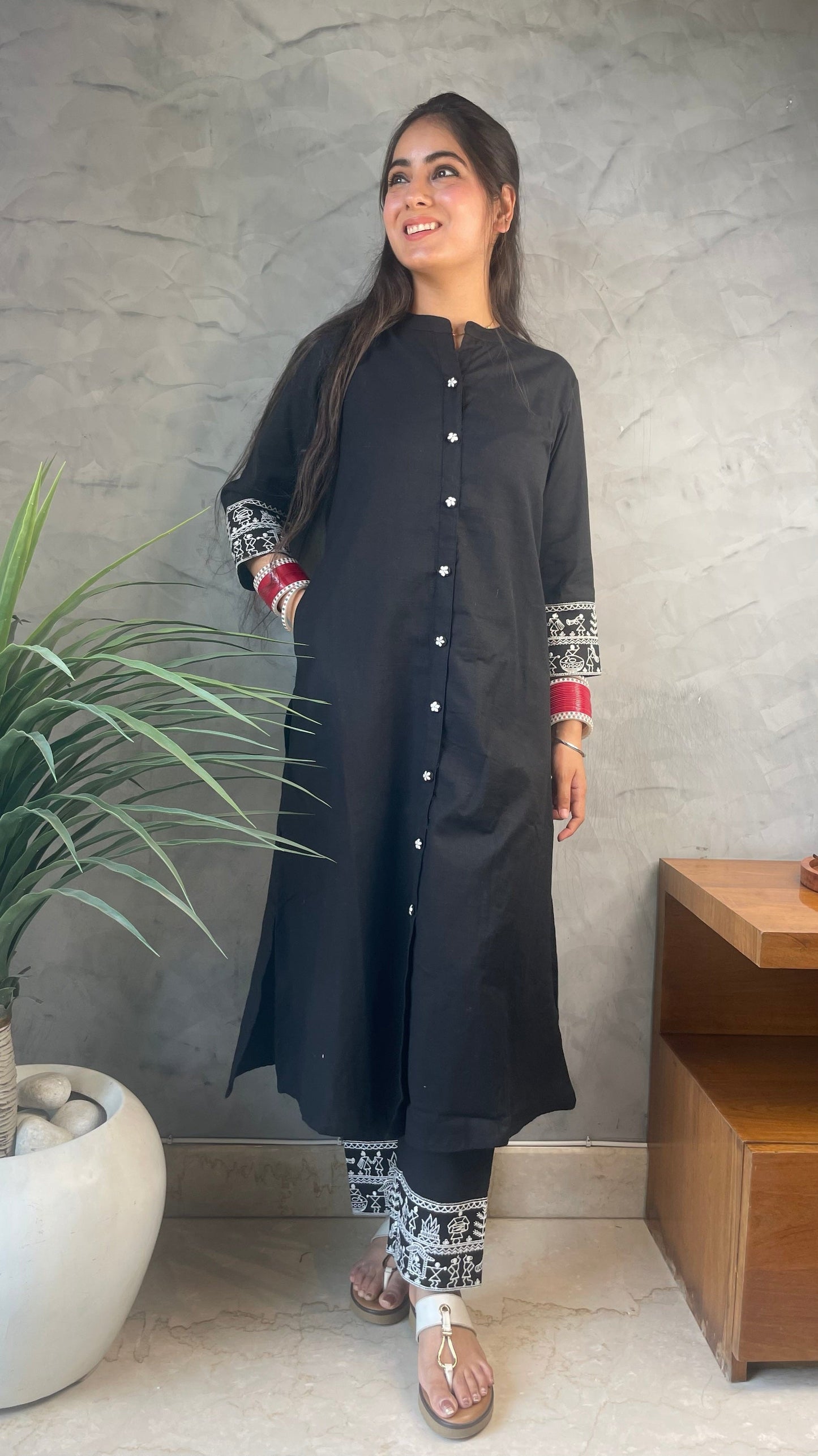 Ria Black Kurta Set