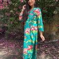 Siya Teal Kurta Pant set