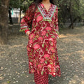 Tara Maroon Coord Set
