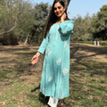 Maira Sky Blue A-Line Kurta