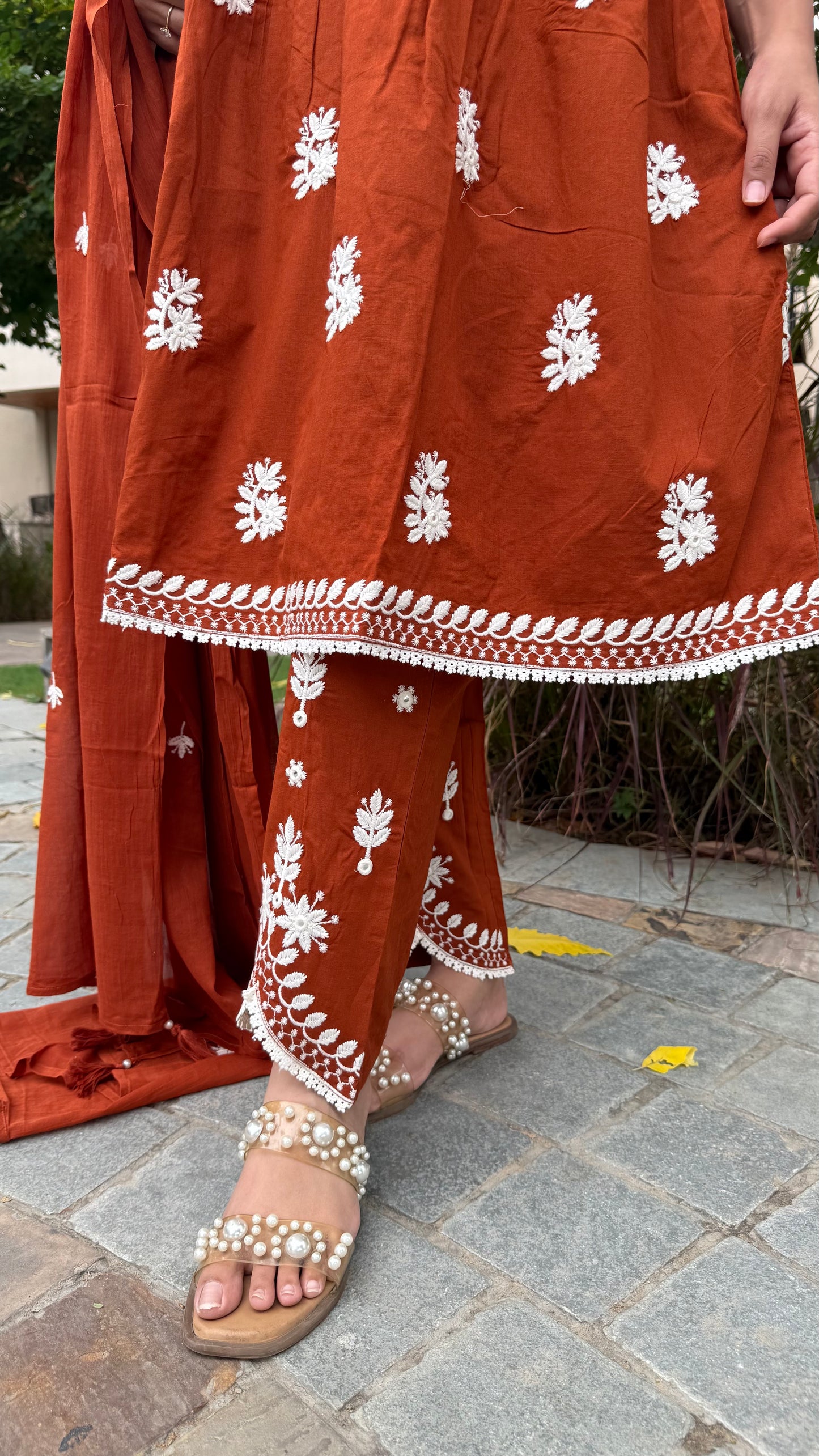 Riya Rust Thread Embroidery Set