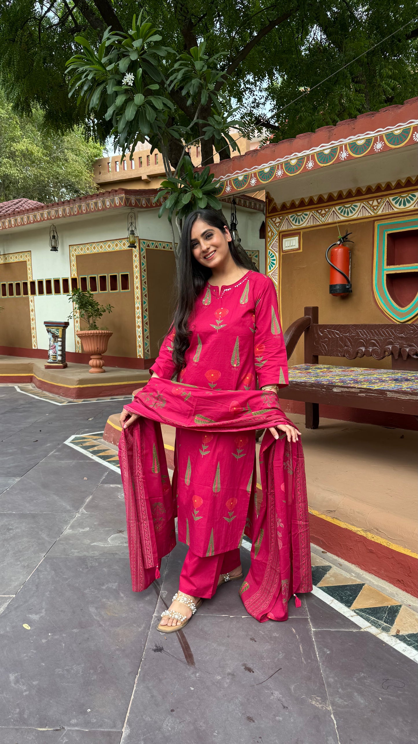 Bloom Tales Cotton Suit