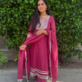 Aisha Berry Pink Mirror Suit