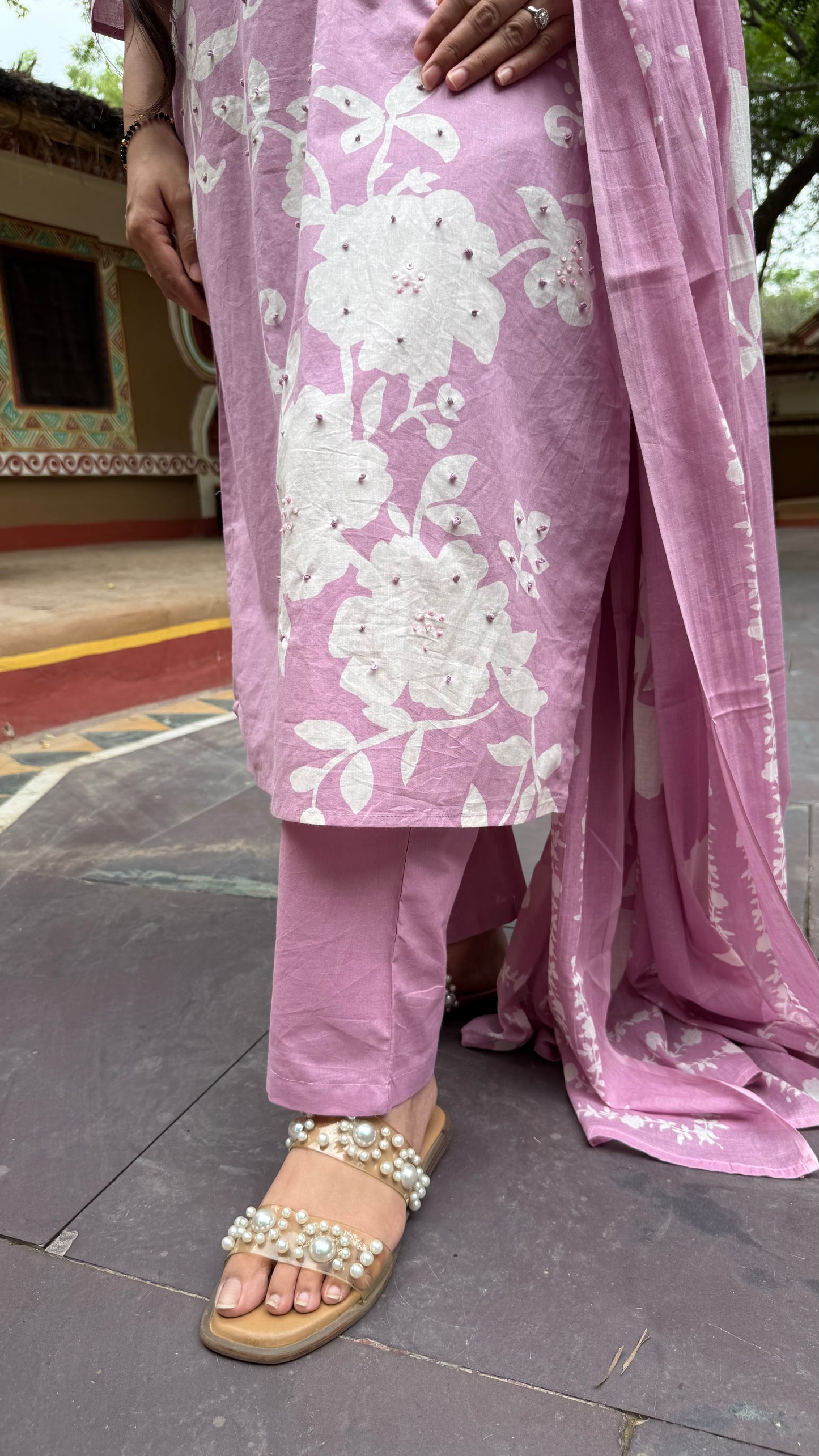 Tara Blush Suit Set