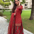 Maahi Rust Sharara Set