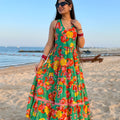 Nyra Green Dress
