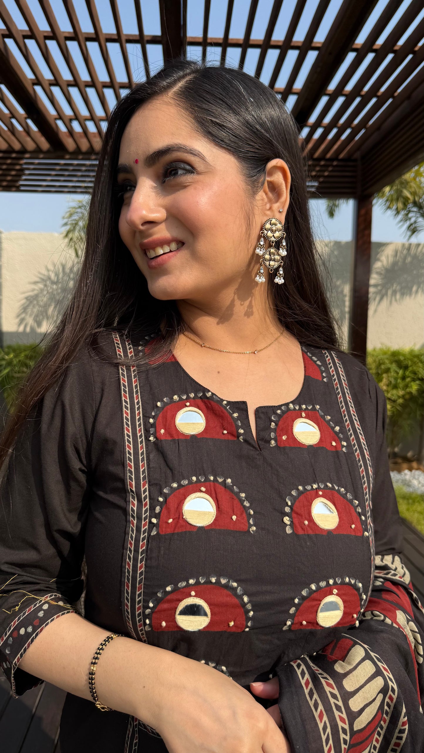 Diksha Black Palazzo Suit