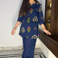 Navy Blue Farshi Salwar Set