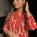 Nidhi Brick Red Kurta Pant Set