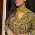 Shashi Mustard A- Line Suit