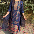 Mitali Blue Banarasi Suit