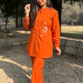 Sneha Orange Coord Set